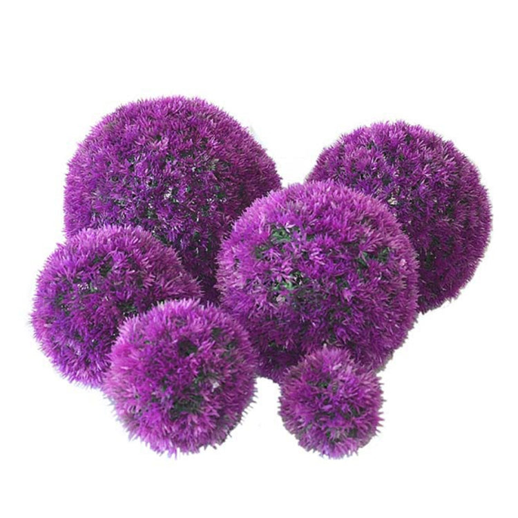 หญ้าเทียมพืช Ball Topiary งานแต่งงานหน้าแรกตกแต่งกลางแจ้งเครื่องประดับแขวน, เส้นผ่านศูนย์กลาง: 4.7 นิ้ว, 4.7 inch