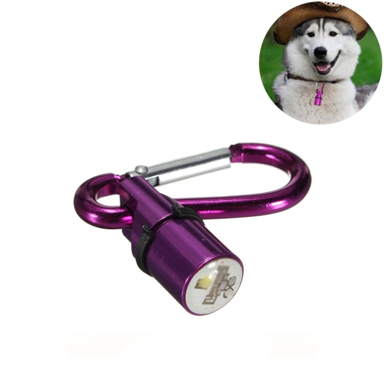 อลูมิเนียม LED กระพริบความปลอดภัยไฟกลางคืนไฟกระพริบจี้สัตว์เลี้ยงสำหรับสุนัข / แมว, การจัดส่งสีสุ่ม, Night Light Blinker