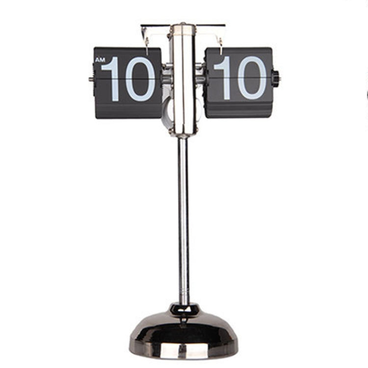 Creative Home Office ห้องนอน Retractable Flip Trolley Small Balance นาฬิกา, Retractable (Black)