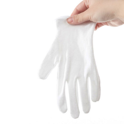 ถุงมือทำงานผ้าฝ้ายแท้ 12 คู่ หนา ขนาด：XL, Thickened，Size：XL