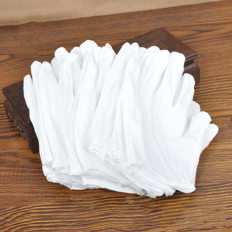ถุงมือทำงานผ้าฝ้ายแท้ 12 คู่，ผ้าฝ้ายหนา, Thickened Cotton