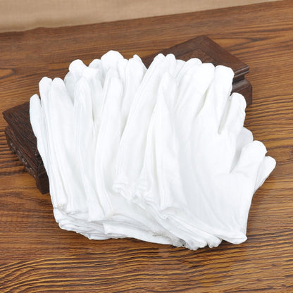 ถุงมือทำงานผ้าฝ้ายแท้ 12 คู่，ผ้าฝ้ายหนา, Thickened Cotton