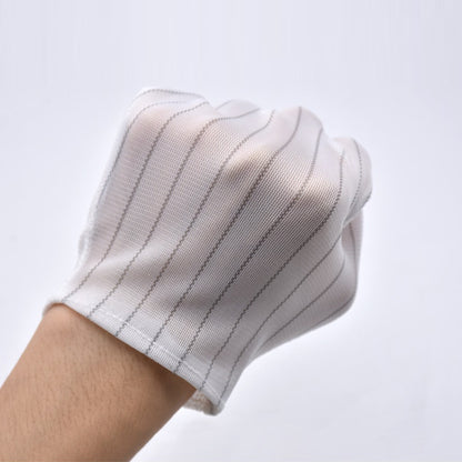 ถุงมือจ่ายยาลายทางป้องกันไฟฟ้าสถิตย์ 10 คู่ ขนาด：ฟรีไซส์, Dispensing Gloves
