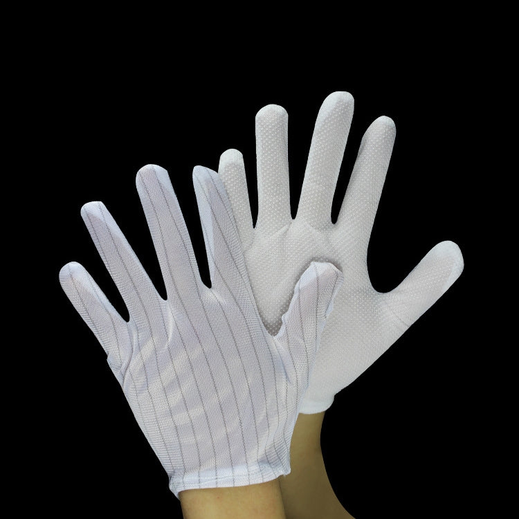 ถุงมือจ่ายยาลายทางป้องกันไฟฟ้าสถิตย์ 10 คู่ ขนาด：ฟรีไซส์, Dispensing Gloves