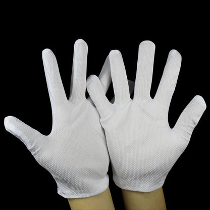ถุงมือจ่ายยาลายทางป้องกันไฟฟ้าสถิตย์ 10 คู่ ขนาด：ฟรีไซส์, Dispensing Gloves