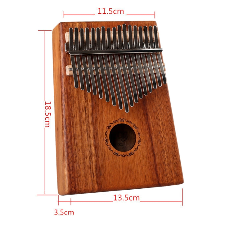 ไม้อะคาเซีย 17 โทนเดี่ยว Kalimba เปียโนนิ้วหัวแม่มือ Kalimba เปียโนนิ้ว, Acacia Wood