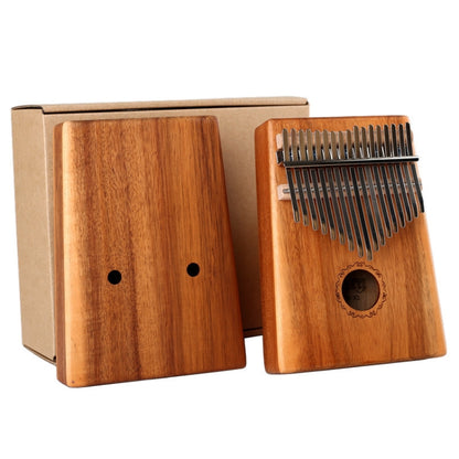 ไม้อะคาเซีย 17 โทนเดี่ยว Kalimba เปียโนนิ้วหัวแม่มือ Kalimba เปียโนนิ้ว, Acacia Wood
