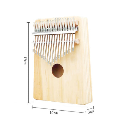 เปียโนนิ้วหัวแม่มือ Kalimba 17 โทน Kalimba เปียโนนิ้วเด็ก DIY, Kalimba Thumb Piano