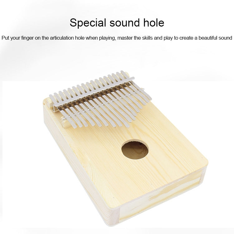 เปียโนนิ้วหัวแม่มือ Kalimba 17 โทน Kalimba เปียโนนิ้วเด็ก DIY, Kalimba Thumb Piano
