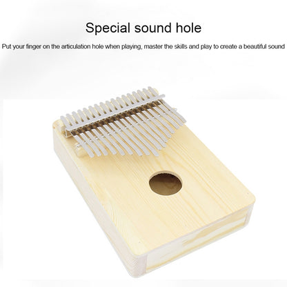 เปียโนนิ้วหัวแม่มือ Kalimba 17 โทน Kalimba เปียโนนิ้วเด็ก DIY, Kalimba Thumb Piano
