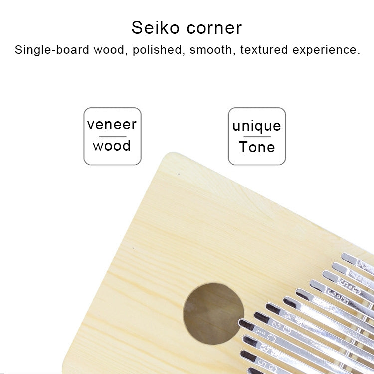 เปียโนนิ้วหัวแม่มือ Kalimba 17 โทน Kalimba เปียโนนิ้วเด็ก DIY, Kalimba Thumb Piano