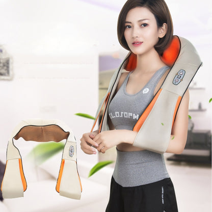 USB ชาร์จเครื่องสั่นสะเทือนผ้าคลุมไหล่นวดไหล่หลังเครื่องนวดสั่นสะเทือน