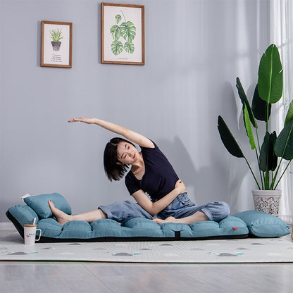 C1 ขี้เกียจโซฟาเสื่อทาทามิพับเดี่ยวเอนกายอ่าวหน้าต่างสร้างสรรค์เก้าอี้พื้นพักผ่อนขนาด: 205x56x20 ซม., 205x56x20cm (Red), 205x56x20cm (Purple), 205x56x20cm (Lake Blue), 205x56x20cm (Khaki), 205x56x20cm (Green), 205x56x20cm (Dark Coffee)                 ...