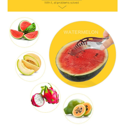เครื่องตัดสแตนเลสแตงโมแตงโมสร้างสรรค์ผลไม้, Watermelon  Cutter