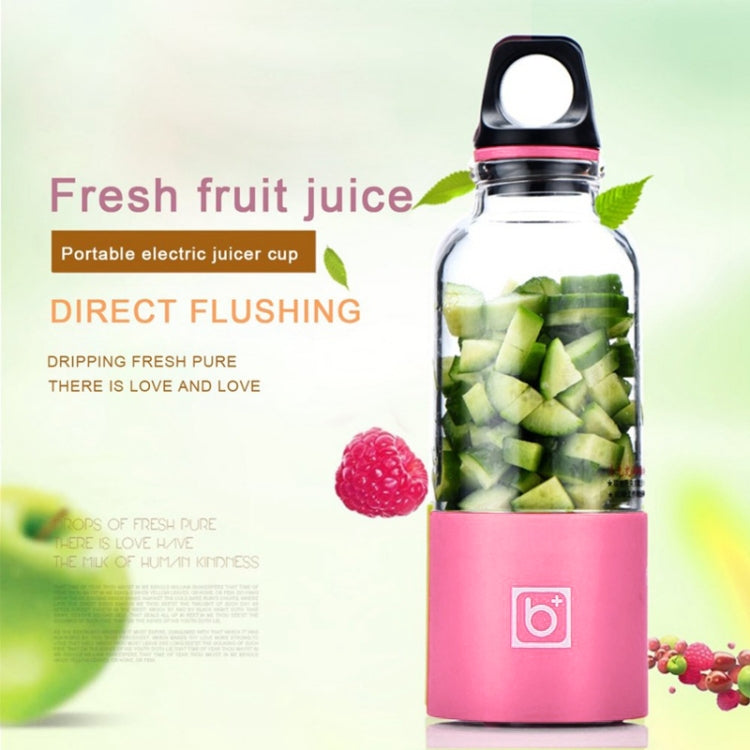 Bingo 500ml มินิแบบพกพา USB ชาร์จไฟฟ้าเครื่องคั้นน้ำผลไม้ถ้วยคั้นน้ำผลไม้เครื่องปั่น,22000 รอบต่อนาที, 2 Blade Head Pink, 2 Blade Head Green, 2 Blade Head Blue, 2 Blade Head Purple, 2 Blade Head Red
