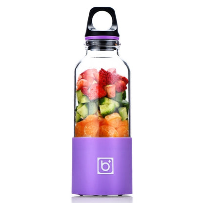 Bingo 500ml มินิแบบพกพา USB ชาร์จไฟฟ้าเครื่องคั้นน้ำผลไม้ถ้วยคั้นน้ำผลไม้เครื่องปั่น,22000 รอบต่อนาที, 2 Blade Head Pink, 2 Blade Head Green, 2 Blade Head Blue, 2 Blade Head Purple, 2 Blade Head Red