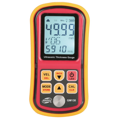 BENETECH GM130 เครื่องวัดความหนาเครื่องวัดความหนาอัลตราโซนิก ช่วงการวัด: 1.00~300.0 มม., GM130