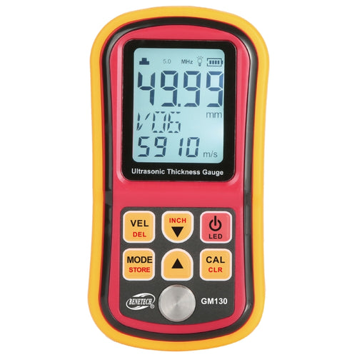 BENETECH GM130 เครื่องวัดความหนาเครื่องวัดความหนาอัลตราโซนิก ช่วงการวัด: 1.00~300.0 มม., GM130