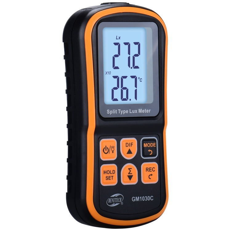 BENETECH GM1030C เครื่องวัดความสว่างดิจิตอลแบบแยกส่วนแบบพกพา LUX Meter, GM1030C
