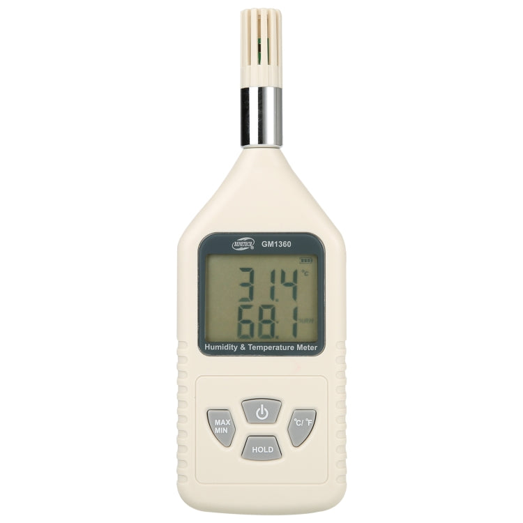 BENETECH GM1360 เครื่องวัดอุณหภูมิและความชื้นแบบดิจิตอลสำหรับอุตสาหกรรม LCD Probe, GM1360