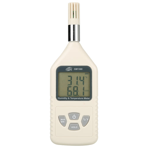 BENETECH GM1360 เครื่องวัดอุณหภูมิและความชื้นแบบดิจิตอลสำหรับอุตสาหกรรม LCD Probe, GM1360
