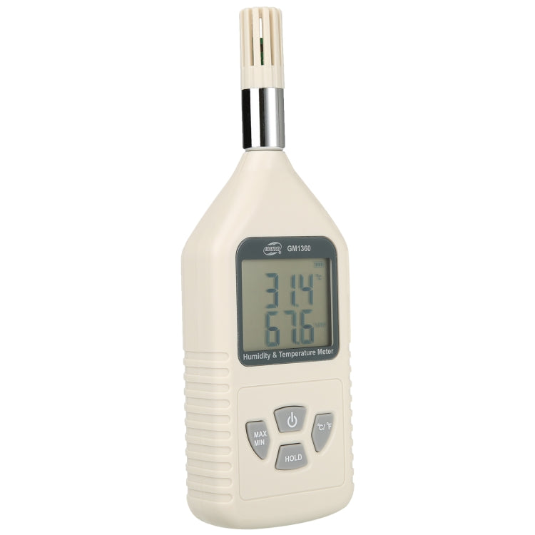 BENETECH GM1360 เครื่องวัดอุณหภูมิและความชื้นแบบดิจิตอลสำหรับอุตสาหกรรม LCD Probe, GM1360