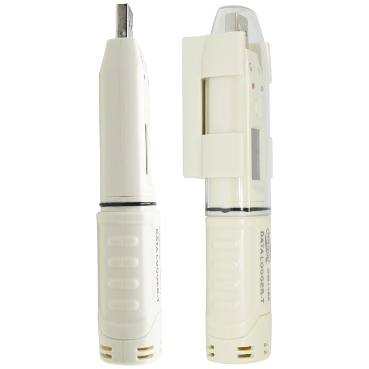BENETECH GM1366 USB เครื่องบันทึกอุณหภูมิและความชื้นดิจิตอลพร้อมนาฬิกาปลุก, GM1366
