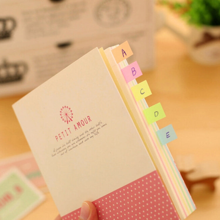10 PCS ครึ่งสีประเภท Creative เรืองแสงการจำแนกดัชนีวาง Sticks สัตว์เลี้ยงบุ๊คมาร์ค Sticky Note เครื่องเขียน