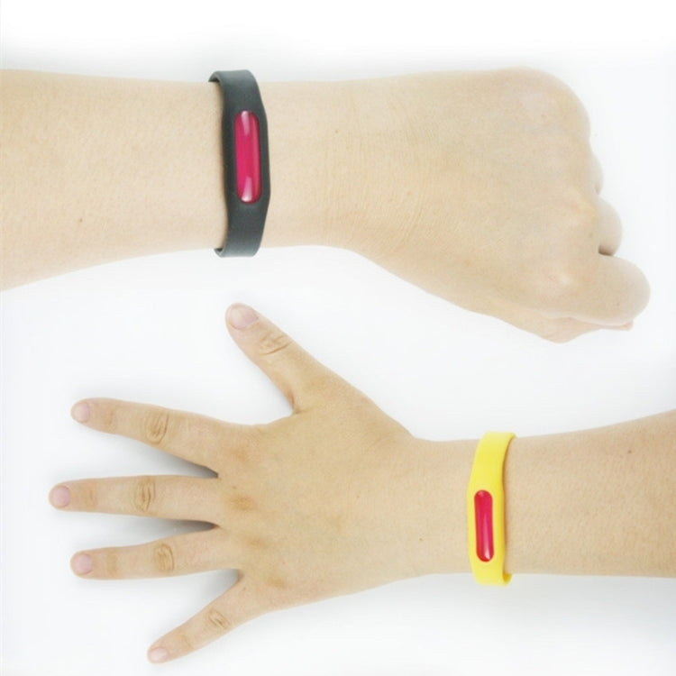10 PCS Anti-mosquito Silicone Repellent Bracelet สายรัดข้อมือหัวเข็มขัด Bugs Away เหมาะสำหรับเด็กและผู้ใหญ่ความยาว: 23 ซม. การจัดส่งสีแบบสุ่ม, 10 PCS