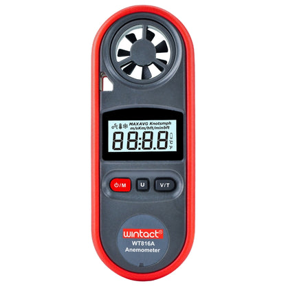 Wintact WT816A เทอร์โมมิเตอร์ดิจิตอลอิเล็กทรอนิกส์เครื่องวัดความเร็วลม, WT816A