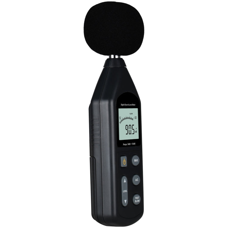 Wintact WT1357 เครื่องวัดระดับเสียงดิจิตอล ช่วง: 30dB~130dB, WT1357