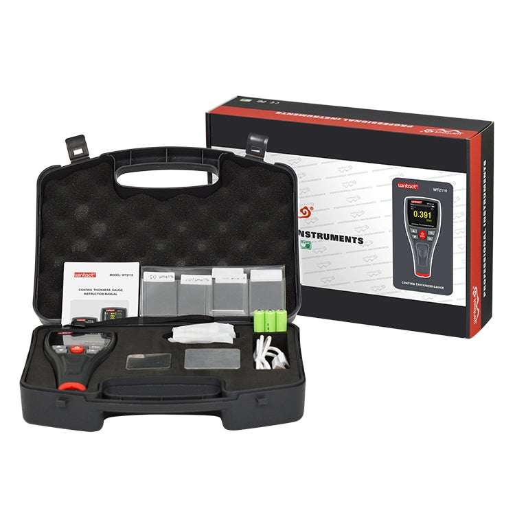 Wintact WT2110 เครื่องวัดความหนาผิวเคลือบจอแสดงผลสี, WT2110