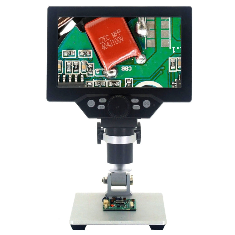 G1200 7 นิ้วหน้าจอ LCD 1200X แบบพกพาอิเล็กทรอนิกส์กล้องจุลทรรศน์แบบตั้งโต๊ะดิจิตอล, UK Plug, No Battery AU Plug, No Battery EU Plug, No Battery UK Plug, No Battery US Plug