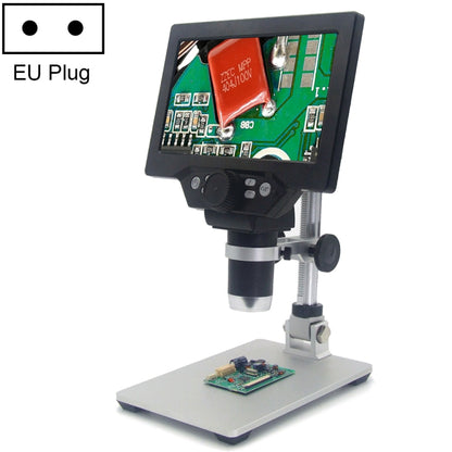 G1200 7 นิ้วหน้าจอ LCD 1200X แบบพกพาอิเล็กทรอนิกส์กล้องจุลทรรศน์แบบตั้งโต๊ะดิจิตอล, UK Plug, No Battery AU Plug, No Battery EU Plug, No Battery UK Plug, No Battery US Plug