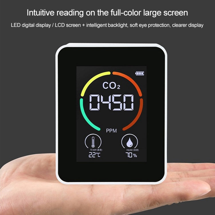 XY-T01 3 in 1 อุณหภูมิความชื้นและ CO2 จอแสดงผล Air คุณภาพเครื่องตรวจจับ,เซ็นเซอร์อินฟราเรด, 3 in 1 Infrared