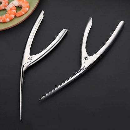 304 สแตนเลสกุ้งปลอกกระสุนเครื่องมืออาหารทะเล SHELL Remover Gadgets ครัว, Seafood Shell Remover