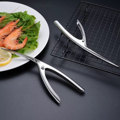 304 สแตนเลสกุ้งปลอกกระสุนเครื่องมืออาหารทะเล SHELL Remover Gadgets ครัว, Seafood Shell Remover