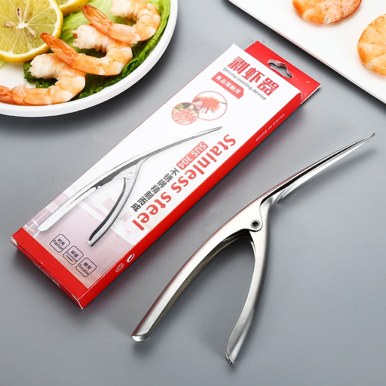 304 สแตนเลสกุ้งปลอกกระสุนเครื่องมืออาหารทะเล SHELL Remover Gadgets ครัว, Seafood Shell Remover