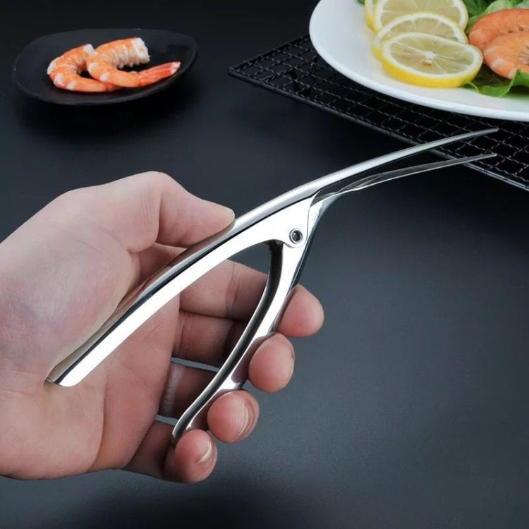304 สแตนเลสกุ้งปลอกกระสุนเครื่องมืออาหารทะเล SHELL Remover Gadgets ครัว, Seafood Shell Remover