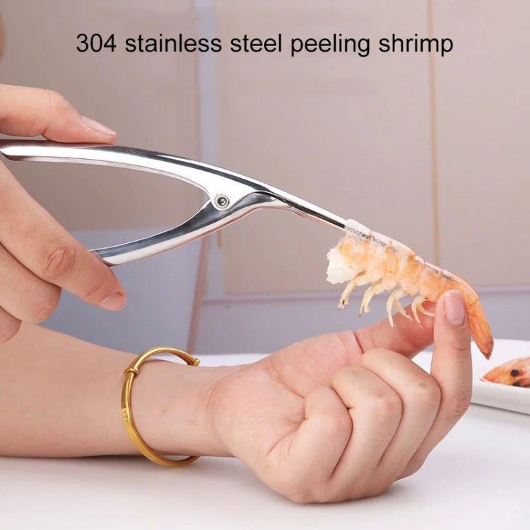 304 สแตนเลสกุ้งปลอกกระสุนเครื่องมืออาหารทะเล SHELL Remover Gadgets ครัว, Seafood Shell Remover