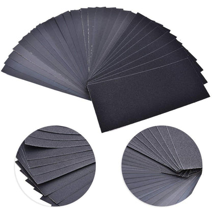28 ชิ้น LANHU Grit 120-3000 กระดาษทรายขัดแบบเปียกและแห้ง， ขนาด: 22.9 x 9.1 ซม., 28 PCS