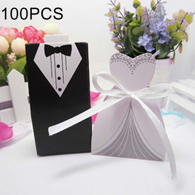 100 ชิ้นงานแต่งงานยุโรปเจ้าสาวและเจ้าบ่าวกล่องน้ำตาล, Sugar Box