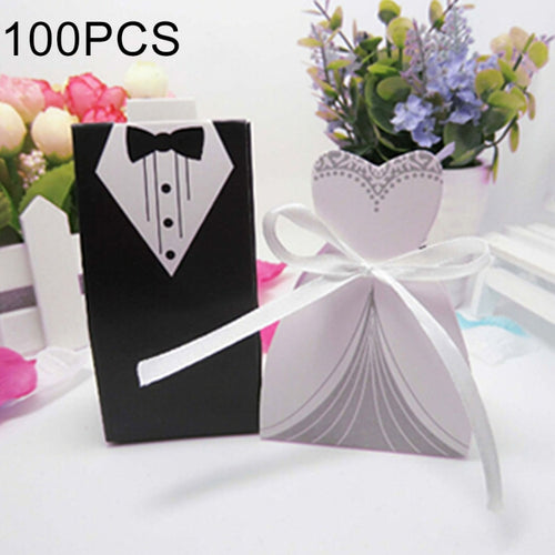 100 ชิ้นงานแต่งงานยุโรปเจ้าสาวและเจ้าบ่าวกล่องน้ำตาล, Sugar Box
