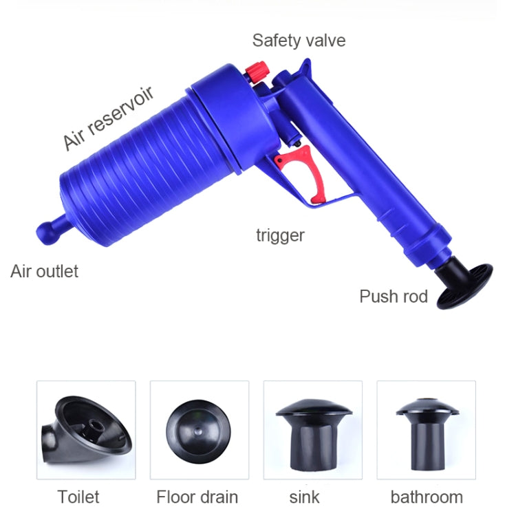 ห้องครัวห้องน้ำท่อระบายน้ำแรงดันสูงอ่างล้างจาน Air Power Blaster Cleaner Plunger Clog Remover, Pressure Drain Pipes