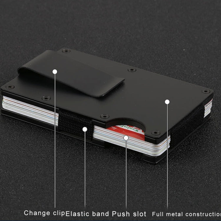Slim Wallet Money Clip ที่ใส่บัตรเครดิต, สีสุ่ม, X-11