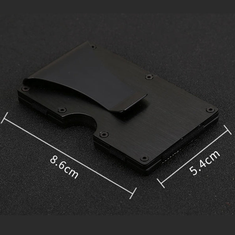 Slim Wallet Money Clip ที่ใส่บัตรเครดิต, สีสุ่ม, X-11