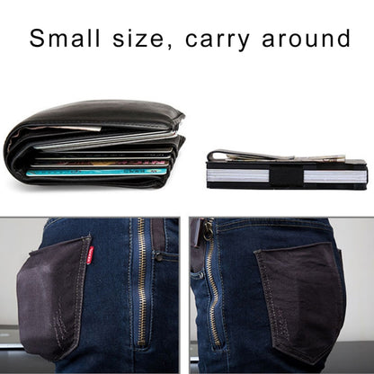 Slim Wallet Money Clip ที่ใส่บัตรเครดิต, สีสุ่ม, X-11