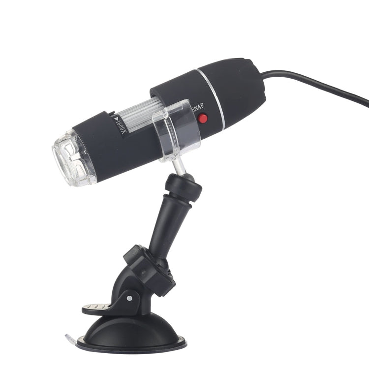 1600X แว่นขยาย HD 0.3MP เซ็นเซอร์รับภาพ 2 ใน 1 กล้องจุลทรรศน์ดิจิตอล USB พร้อม 8 LED และขาตั้งแบบมืออาชีพ, 1600X