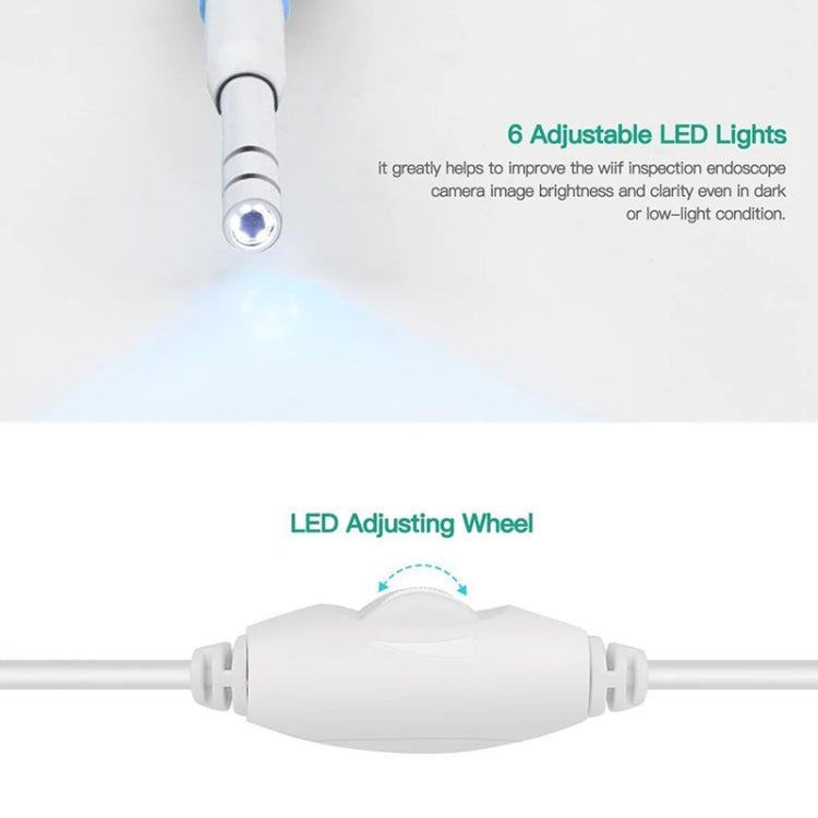 I95 3 ใน 1 USB การตรวจสอบขอบเขตหูกล้อง HD 0.3MP ภาพช้อนหูสำหรับโทรศัพท์ Android OTG และพีซีและ MacBook สายเคเบิลยาว 1.75 ม., 3 in 1 White  0.3MP