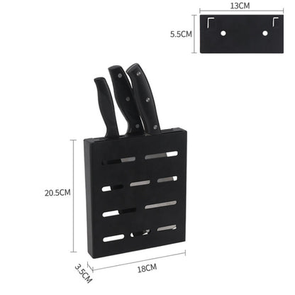 สแตนเลสติดผนังชั้นวางห้องครัวแขวนผู้ถือ Kinfe, Kinfe Holder